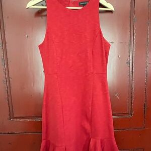 Banana Republic Ponte Red Sleeveless Midi Dress Size 4